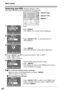 Page 4040
²SELECT () ³
²SELECT () ³
²MENU³
Menu setup
Selecting the PBX (Default setting is “ON”.)
This select the PBX for the door calls from any telephone.
6 To continue making further settings ...
Move the cursor to the desired item, and press²MENU³.
(Refer to step 5 on page 35.)Press²MENU³.
( The “MENU (1/4)” screen will be displayed.)
1Cursor
2
4
Press²SELECT (/)³to move the cursor to “ON” or “OFF”.
• ON : PBX is used.
• OFF : PBX is not used.
3
To complete the settings ...
Press²SELECT...