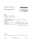 Page 1CV6233320533
85464609339010
Operating Instructions
Air Conditioner
Model No.
This air conditioner uses the refrigerant R410A.
Before operating the unit, read these operating instructions thoroughly \
and keep them for future reference.
Indoor Units
18 24
Nominal Capacity
K2 Type K2
Wall Mounted 36
U-36LE1U6 52
U-52LE1U6Indoor Unit Type
Type
Outdoor Units
Nominal Capacity
ME2 2WAY VRF System
MF2 3WAY VRF System
LE1 Mini VRF SystemOutdoor Unit Type
Type
72
U-72ME2U9
U-72MF2U9 96
U-96ME2U9
U-96MF2U9 120...