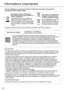 Page 2424
Informations importantes
Avis aux utilisateurs concernant la collecte et l’élimination des piles et des appareils 
électriques et électroniques usagés
[Information relative à l’élimination 
des déchets dans les pays extérieurs à 
l’Union européenne]
Ces pictogrammes ne sont valides qu’à 
l’intérieur de l’Union européenne. Pour 
mettre cet appareil au rebut, communiquer 
avec le revendeur ou les autorités locales 
aﬁ n de connaître la procédure d’élimination 
à suivre.Note relative au pictogramme 
à...