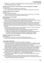 Page 107→ Deregister your mobile device ( “Deregistering devices”, Page 92) and register it again ( “Registeringother mobile devices to the hub”, Page 28).
[The hub is not responding. Use another handset to cancel the registration.] is displayed
Error code: E2-04
R There was a problem when deregistering your mobile device.
→ Use a cordless handset or another mobile device to deregister the mobile device from the hub.
[The hub is not responding.] is displayed
Error code: E3-01
R There is a communication problem....