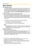 Page 2Operating Instructions
2
Main Features
IPv6*1 Network Camera
Your Panasonic Network Camera supports IPv6 (Internet Protocol Version 6), IPv6 
was created to address the additional IP addresses that will be needed as the 
Internet continues to expand. Since the camera also supports IPv4 thats currently 
used, it is dual stack design will seamlessly operate while IPv6 is phased in. For 
more information in IPv6 you wish to visit http://www.ipv6.org/. See page 
15 for 
more information.
Audio 2-way...