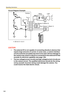 Page 146Operating Instructions
146
Circuit Diagram Example
CAUTION
The external I/O is not capable of connecting directly to devices that 
require large amounts of current. In some case, a custom interface 
circuit (customer-provided) may have to be used. Serious damage to 
the camera may result if a device is connected to the external I/O that 
exceeds its electrical capability (see page 
145).
The low voltage/current circuits and high voltage/current circuits are 
in the camera circuit. The qualified...