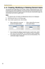 Page 84Operating Instructions
84
2.14 Creating, Modifying or Deleting General Users
The General User page allows you to create, modify or delete general users. Up to 
50 general users can be registered. The access level is set for each general user. 
If you set [Permit access from guest users] on the Security: Administrator page, the 
access level can be set for guest users.
Note
For general users, the Setup and Maintenance tabs are not displayed.
1.Click [General User] on the Setup page.
2.If you create a...