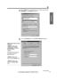 Page 21Installation
21For assistance, please call: 1-800-272-7033
Ò
4
Select TCP/IPthat is associated with your network card and click
[Properties]in the Networkdialog box.
5
Click the IP Addresstab in the TCP/IP Propertiesdialog box.
Please make note for future
reference
.Memo1(See p. 32)
If Obtain an IP address
automatically is selected,
check the DHCP.
·DHCP
If the data ﬁeld has already
been ﬁlled, record the
parameters ﬁrst.
.Memo2(See p. 32)
Record the IP Addresshere:
.Memo3(See p. 32)
Record the Subnet...