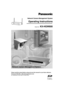 Page 1Network Camera Management System
Operating Instructions
Model No.KX-HGW600
W
I
R
E
LE
S
S K
X
-
H
G
W
5
0
0
L
A
N
1
L
A
N
2L
A
N
3
L
A
N
4IN
T
E
R
N
E
TPO
W
E
R
Please read this manual before using and save this manual for your future reference.
Panasonic Web Site: http://www.panasonic.com
for customers in the USA or Puerto Rico
SD Logo is
a trademark. 