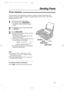 Page 3131
Sending Faxes
1
Insert the document FACE DOWN.
lIf necessary, press 
repeatedly to select the desired setting 
(p. 26).
2
Enter the fax number using the dial keypad
or .
3
Press .
lThe document will be fed into the unit and
scanned into memory.
After storing all of the pages, the unit will
transmit the document.
lThe amount of memory used will be shown
as a percentage on the display.
Display:
Amount of memory used (%)
lThe stored document will be automatically
erased after transmission.PAGES=01    05...