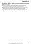 Page 9797
Operations
For fax advantage assistance, call 1-800-435-7329.
If a power failure occurs!
lThe unit will not function.
lThe unit is not designed for making emergency telephone calls when the power fails.
Alternative arrangements should be made for access to emergency services.
lFax transmission and reception will be interrupted.
lIf delayed transmission of feature #25 (p. 82) is programmed and the start time has passed
during a power failure, transmission will be attempted soon after power is...