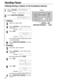 Page 4040
Sending Faxes
JOG DIALSET
DIRECTORY PROGRAM
Display
STOP
1
Rotate until the following is
displayed.
Display:
2
Press .
ADD=  DELETE=#DIRECTORY PROGRAM

JOG DIAL
Erasing
3
Press to select “DELETE”.
4
Rotate until the desired name
is displayed.
Example:
lTo cancel erasing, press .
5
Press .
6
Press .
Example:
lTo delete other stations, repeat steps 4 to 6.
7
Press to exit the
program.DIRECTORY PROGRAM
Bob
DELETED
SET
YES:SET/NO:STOP
DELETE OK?
SET
STOP
Dick
JOG DIAL
Adding/erasing a station in the...