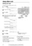 Page 1616
Setup (Main unit)
For fax advantage assistance, call 1-800-435-7329.
/
JOG DIALSET
MENU
STOP
Display
MUTE
(Insert)
(Hyphen)(Delete)
FLASH/CALL WAIT
1
Press .
Display:
2
Press , then  .
3
Press .
4
Enter your logo, up to 30 characters, using
the dial keypad. See next page for details.
Example:Bill
1.Press twice.
Cursor
2.Press six times.
3.Press six times.
4.Press  to move the cursor to the next
space and press  six times.
5
Press .
6
Press .MENU
SETUP ITEM [ ]
SET
LOGO=Bill
5
LOGO=Bil
5
LOGO=Bi
4...