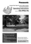 Page 1Please read these Operating
Instructions before using the unit
and save for future reference.
This model is designed to be
used only in the U.S.A.
FOR FAX ADVANTAGE ASSISTANCE: 
– CALL
1-800-HELP-FAX (1-800-435-7329)
– E-MAIL TO
consumerproducts@panasonic.com
for customers in the U.S.A. or Puerto Rico
– REFER TO 
www.panasonic.com
for customers in the U.S.A. or Puerto Rico
Compact Plain Paper Fax with 2.4GHz Cordless 
and Answering System
Operating Instructions
Model No. KX-FPG176 
