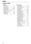 Page 126Index
126
Index
Program index
Basic feature
#01 Date and time.................................... 31
#02 Your logo........................................... 32
#03 Your fax number ............................... 34
#04 Sending report ............................ 56, 88
#06 TAD ring setting .......................... 65, 88
#06 FAX ring setting ................................ 88
#10 Recording time for an incoming 
message .................................................. 88
#11 Remote operation ID...