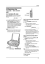 Page 534. Fax
51
Receiving Faxes
4.5 Receiving a fax 
manually – Auto answer 
OFF
4.5.1 Activating TEL mode
Set the fax machine to TEL mode by pressing 
{AUTO ANSWER} repeatedly to display the 
following.
TEL MODE
LThe {AUTO ANSWER} indicator turns OFF.
LWhen the unit has new messages, the 
{AUTO ANSWER} indicator will flash. By 
pressing {AUTO ANSWER} when the 
indicator is flashing, the unit will play back all 
of the new messages. After playing back all of 
the new messages, the {AUTO AN SWER} 
indicator...