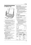 Page 596. Copy
57
6 Copy Copying
6.1 Making a copy
1Adjust the width of the document guides (1) 
to fit the actual size of the document.
2Insert the document (up to 10 pages) FACE 
DOWN until a single beep is heard and the 
unit grasps the document.
LIf the document guides are not adjusted 
to fit the document, re-adjust them.
3If necessary, press {A} or {B} repeatedly to 
select the desired resolution.
4Press {COPY}.
LIf necessary, enter the number of copies 
(up to 30).
5Press {START}, or wait for 15...