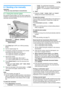 Page 436. Fax
43
6Fax Sen ding Faxes
6.1 Sending a fax manually
Important:
LYou can only send faxes in monochrome.
6.1.1 Using the scanner glass
By using the scanner glass, you can send a page from 
booklets or small size paper that cannot be sent with the 
automatic document feeder.
1If the {Fax} light is OFF, turn it ON by pressing 
{Fax}.
2Set the original (page 19).
3If necessary, change the resolution and contrast 
according to the type of document.
LTo select the resolution, see page 43.
LTo select the...