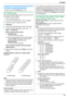 Page 395. Copier
39
5.2 More copying features
LMake sure that the {Copy} light is ON.
5.2.1 Collate copy
The unit can collate multiple copies in the same order as 
the original document pages.
1Set the original (page 20).
2Press {V} or {^} repeatedly to select “Copies”.
3Enter the number of copies (up to 99).
4{Advance}
5Press {V} or {^} repeatedly to select “Collate”.
6Press {} repeatedly to select “On”. i 
{Set} i {Advance}
7When using the scanner glass:
1.{Black}/{Color}
LThe unit will scan 1 page.
2.Place...