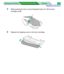 Page 168Repacking Instructions
Settings and Printing Network
Maintenance and Spec. Maintenance and Spec.46
4While pushing the drum unit as illustrated below (1), lift the toner 
cartridge up (2).
5Replace the shipping cover on the toner cartridge.
2
1 