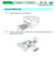 Page 18Loading Media and Printing
Macintosh WindowsBasics Basics13
1Pull the media tray out of the printer.
2Pinch the media guides and slide them to the approximate width (1) and 
length (2) of the media.
Using the Media Tray
12 