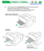 Page 27Loading Media and Printing
Macintosh WindowsBasics Basics22
3Insert media with the printing side up into the manual feed while 
adjusting the media guides to the media width.
The inserted media is slightly fed into the manual feed automatically.
• Be sure to insert media into the manual feed one at a time.
Printing side up
Paper / Label / Transparency
Envelope
Printing side up
Flap
(International C5-
 
opening on the shorter edge)
Printing side up
Flap 