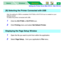 Page 89Setting the Printer Driver (Mac OS 8.5 - Mac OS 9.2)
Macintosh Macintosh WindowsBasics84
After the setting for USB is completed, KX-P7305 or KX-P7310 icon is created on your 
desktop screen.
To select the printer connected with USB,
1Click the KX-P7305 or KX-P7310 icon.
2Click Printing menu and select Set Default Printer.
1Open the file you want to print from within the application.
2Select Page Setup... from your application’s File menu.
[B] Selecting the Printer Connected with USB
Displaying the Page...