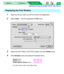 Page 91Setting the Printer Driver (Mac OS 8.5 - Mac OS 9.2)
Macintosh Macintosh WindowsBasics86
1Open the file you want to print from within the application.
2Select Print... from the application’s File menu.
3Select the KX-P7305 or KX-P7310 printer from the Printer menu.
4Click General menu and select the desired menu.
General menu (see page 87)
Layout menu (see page 89)
Printer Specific Options menu (see page 91)
For other menus, refer to the balloon help.
Displaying the Print Window 