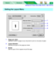 Page 94Setting the Printer Driver (Mac OS 8.5 - Mac OS 9.2)
Macintosh Macintosh WindowsBasics89
1Pages per sheet
Specifies number of pages of your document to print on one piece of paper.
2Layout direction
Specifies the layout of the pages per sheet.
3Border
Sets the type of line to appear around the page.
Setting the Layout Menu
1
2
3
4 