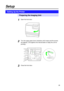 Page 2121 Open the front door.
Turn the upper green lever clockwise until it stops and the arrows
are aligned. (This tightens the internal belts to ready the unit for
printing.)
Close the front door.
Setup
1
2
3
Setting Up the Printer
Preparing the Imaging Unit 