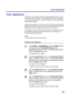 Page 141141 Color Calibration
Color adjustment 
The printer’s color adjustment feature provides additional creative control 
over printer’s color production. The color adjustment screens, accessible 
via the front panel, allow you to override the printer’s current toner density 
and brightness settings.
Using the color adjustment controls, you can also increase or decrease the 
brightness of an image, or you can increase or decrease the density of each 
the following colors: red, yellow, green, cyan, blue or...