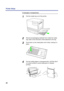 Page 3434 Printer Setup
To load paper or transparencies:
1Pull the media tray out of the printer.
2Remove all packaging materials from inside the media 
tray; refer to the instruction sheet attached to the tray.
3Push down on the metal plate until it clicks, locking it in 
place.
4Fan the media (paper or transparencies), and then tap it 
on a level surface to avoid media jams or skewed 
printing. 