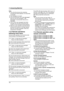 Page 767. Answering Machine
74
Note:
LThe unit will announce the remaining 
recording time after playback, if it is less than 
10 minutes.
LThe messages are saved.
LIf the unit announces “No new messages”, 
there are only old messages. If “No 
messages” is announced, there are no 
messages.
LIf 65 or more new messages have been 
recorded, the unit will not announce the 
number of new messages during playback.
LWhen the voice memory is full, the unit will 
announce the memory is full after playing 
back the...