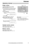 Page 1919
Volumes
For fax advantage assistance, call 1-800-435-7329.
Adjusting volumes!
Ringer volume
4 levels (high/middle/low/off) are available.
While the unit is idle, press or.
l If any documents are in the document entrance,
you cannot adjust the ringer volume. Confirm
that there are no documents in the document
entrance.
To turn the ringer off:
1.Press repeatedly until the following is
displayed.
Display:
2.Press .
l To turn the ringer back on, press .
While the ringer volume is set to off:
The display...