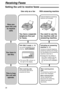 Page 3636
Receiving Faxes
Setting the unit to receive faxes!
How you
want the unit
to receive
calls
You have to
set this.
This is how
the unit will
operate.
You have a separate
telephone line just
for faxes.
FAX ONLY mode(p. 39)
Turn AUTO ANSWER  on  by
pressing .
l The arrow (t) is shown on
the right of the display.
AUTO ANSWER
When receiving calls:
All incoming calls will be
answered as faxes.
Use only as a fax
You want to use the
fax machine with an
answering machine.
Activating an answering
machine(p. 42)...