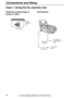 Page 16Connections and Setup
16For Fax Advantage assistance, call 1-800-435-7329.
Case 1: Using the fax machine only
Telephone wiring image in 
house or officeConnections
Fax machine
Single 
telephone
line
Telephone 
line cord
To a single 
telephone line
jack 
To a power 
outlet
Power cord 