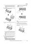 Page 558. Help
55
For assistance, please visit http://www.panasonic.com/help LIf you replace only the toner cartridge, tap on the 
used toner cartridge several times to allow the 
remaining toner to fall into the drum unit before 
removing.
6Turn the two levers (1) on the used toner cartridge 
firmly, until the triangles (2) match.
7Remove the used cartridge (1) from the drum unit 
(2).
LThe toner may stick to the cartridge and the drum 
unit. Be careful when handling. See page 5 for 
details.
LDo not drop the...