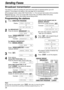 Page 3636
Sending Faxes
Note:
If you enter the wrong station, press  after step 4 to erase the station.
Confirm the stored items by printing a broadcast programming list (p. 75).
STOP
Broadcast transmission!
This feature is useful for sending the same document often to selected parties (up to 20
stations). First program the stations, then see page 39 for transmission.
The broadcast function utilizes ONE-TOUCH DIAL 1–3. The one-touch dial function will be cancelled.
BROADCAST key 1 and 2 can accept ONE-TOUCH...
