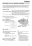 Page 51Greeting
51
Microphone
RECORDSTOP
Display
/
SET
“This is (your name, business and/or telephone number). We are
unable to answer right now. To send a fax, start transmission. To
leave a message, speak after the beep. Thank you.”
Note:
lIf you make a mistake while recording, start
again from step 2.
lYou can choose 60 seconds for your own
TAD/FAX greeting message (feature #54 on
page 66).
—If you change to 60 seconds, we
recommend that you tell the caller in your
own TAD/FAX greeting message to press
9...