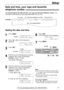 Page 1717
Setup
For fax advantage assistance, call 1-800-435-7329.
Date and time, your logo and facsimile
telephone number!
You should program the date and time, your logo and facsimile telephone number. This
information will be printed on each page transmitted from your unit.
Setting the date and time
Fax Correspondence
Your logoYour facsimile telephone numberDate and time
FROM : Panasonic FaxExample:FAX NO. : 1234567Feb. 26 2001 09:02AM  P 1
1
Press p.
Display:
2
Press (or )until the following is
displayed....