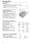 Page 52Printing (PC)
52
Side seam
constructionPeel-off stripMultiple flaps
TwistCurlBent-edge
WaveDog-earSelf adhesive
ClaspTransparent window
Insert envelopes
as shown.
Adjust the 
recording 
paper 
guides.
— High quality envelopes of 90 g/m2(24 lb.) paper,
— Envelopes that have thin sharply creased leading
edges, and
— Envelopes that have diagonal seams as shown right.
lYou can load up to 10 envelopes of 90 g/m2 (24 lb.)
paper 
at a time for printing.
lRemove each envelope after printing.
lWrinkles may occur...