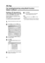 Page 58PC Fax
58
Fax sending/receiving using Multi-Function
Station software!
Sending a PC document as
a fax message from your PC
You can access the fax function from a
Windows application using Multi-Function
Station software.
For example, to send a document created
from Microsoft Word, proceed as follows:
1
Open the document you want to send.
2
Select [Print...]from the [File]menu.
The [Print]dialogue box will appear.
3
Select [Panasonic MFS PC FAX]as
the active printer.
4
Click [OK].
The [Send a...