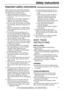 Page 33For fax advantage assistance, call 1-800-435-7329.
Important safety instructions!
Safety instructions
When using this unit, basic safety precautions
should always be followed to reduce the risk of
fire, electric shock, or personal injury.
1.Read and understand all instructions.
2.Follow all warnings and instructions marked
on this unit.
3.Unplug this unit from power outlets before
cleaning. Do not use liquid or aerosol
cleaners. Use a damp cloth for cleaning.
4.Do not use this unit near water, for...