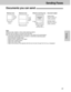 Page 4949
Sending Faxes
Fax/Copy
600 mm 
(23
5⁄8w)
Paper width Minimum size 
140 mm
(5.5w)
128 mm
(5w)
Maximum size
216 mm (8
1⁄2w)
208 mm (83⁄16w)
Effective scanning area
 4 mmScanned
area
216 mm (81⁄2w)
Single sheet:
45 
g/m2to 90 g/m2
(12 lb. to 24 lb.)
Multiple sheets:
60 
g/m2to 75g/m2
(16 lb. to 20 lb.)
Document weight
Note:
³Remove clips, staples or other similar fastening objects.
³Check that ink, paste or correction ﬂuid has dried.
³Do not send the following types of document. Use copies for fax...