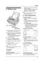 Page 436. Copy
41
6 Copy Copying
6.1 Making a copy
1Adjust the width of the document guides (1) 
to fit the actual size of the document.
2Insert the document (up to 20 pages) FACE 
DOWN until a single beep is heard and the 
unit grasps the document.
LIf the document guides are not adjusted 
to fit the document, re-adjust them.
3Press {COPY START}.
4If necessary, press {RESOLUTION} 
repeatedly to select the desired resolution.
5If necessary, enter the number of copies (up 
to 99).
6Press {COPY START}, or wait...