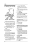 Page 324. Fax
30
4Fax Sen ding Faxe s
4.1 Sending a fax manually
1Adjust the width of the document guides (1) 
to fit the actual size of the document.
2Insert the document (up to 10 pages) FACE 
DOWN (2) until a single beep is heard and 
the unit grasps the document.
LIf the document guides are not adjusted 
to fit the document, re-adjust them.
3If necessary, press {A} or {B} repeatedly to 
select the desired resolution.
4Press {DIGITAL SP-PHONE} or lift the 
handset.
5Dial the fax number.
6When a fax tone is...