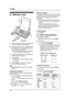 Page 426. Copy
40
6 Copy Copying
6.1 Making a copy
1Adjust the width of the document guides (1) 
to fit the actual size of the document.
2Insert the document (up to 10 pages) FACE 
DOWN (2) until a single beep is heard and 
the unit grasps the document.
LIf the document guides are not adjusted 
to fit the document, re-adjust them.
3If necessary, press {A} or {B} repeatedly to 
select the desired resolution.
4Press {COPY}.
LIf necessary, enter the number of copies 
(up to 30).
5Press {START}, or wait for 15...