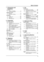 Page 7Table of Contents
5
1.   Ta ble  of  Contents1. Introduction and 
Installation
Accessories
1.1 Included accessories ..........................7
1.2 Accessory information ........................8
Finding the Controls
1.3 Overview ............................................8
1.4 Description of buttons.........................9
Installation
1.5 Ink film ..............................................10
1.6 Handset cord ....................................12
1.7 Paper tray...