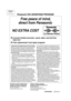 Page 86Free peace of mind,
 direct from Panasonic
NO EXTRA COST 
6-month limited warranty1: parts, labor, and toll-free
 help line
2
Free replacement3 and repair program
FAX ADVANTAGE PROGRAM
PFQX2006ZACM0204DT0
KX-FP145
Proof of Purchase
Panasonic FAX ADVANTAGE PROGRAM
Panasonic Consumer Electronics
Company, Division of Matsushita
Electric Corporation of America
One Panasonic Way, 
Secaucus, New Jersey 07094
Panasonic Sales Company,
Division of Matsushita Electric of
Puerto Rico, Inc.
Ave. 65 de Infantería,...