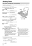 Page 3232
Sending Faxes
STOP
FACE DOWN
Display
SET
1
Insert the document FACE DOWN.
lIf necessary, press or repeatedly to
select the desired resolution (p. 28).
2
Press .
Display:
3
Press  or  until the following is
displayed.
4
Press  to start programming the
stations you want to transmit.
5
Press  or  until the desired station
you want to transmit is displayed.
Example:
6
Press .
lTo program other stations, repeat steps 5 
and 6 (up to 20 stations).
7
Press  to start transmission to the
programmed stations....