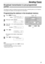 Page 3333
Sending Faxes
Broadcast transmission to pre-programmed 
parties!
This feature is useful for sending the same document often to selected parties (up to 20 stations).
First program the stations, then see page 35 for transmission.
Programming the stations in the broadcast memory
SET
Display
MENUSTOP
1
Press two times.
Display:
2
Pressto select “BROAD”.
3
Press or until the desired station is
displayed.
Example:
4
Press .
lTo program other stations, repeat steps 3
and 4.
5
Press to exit the program....