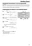 Page 3333
Sending Faxes
Broadcast transmission to pre-programmed 
parties!
This feature is useful for sending the same document often to selected parties (up to 20 stations).
First program the stations, then see page 35 for transmission.
Programming the stations in the broadcast memory
SET
Display
MENUSTOP
1
Press two times.
Display:
2
Pressto select “BROAD”.
3
Press or until the desired station is
displayed.
Example:
4
Press .
lTo program other stations, repeat steps 3
and 4.
5
Press to exit the program....