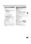 Page 1313
RQT7089
Disc operations
[VCD] [CD]
The disc manager allows you to choose one track or disc to play or 
to play all five discs in succession.
1While stopped
Press [DISC MANAGER] to select the 
desired method.
Each time you press the button:
A--.(1-TRACK): One track play
l;
l(1-DISC): Plays one disc.
l;
l(ALL-DISC): Plays five discs in succession.
l;
a---(NORMAL): Disc manager is cancelled.
(only the current disc is played)
2Select the disc and track.
≥When selecting “1-DISC”, press [DISC] and [1]–[5]....