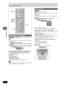 Page 16RQT7534
16
Before Before
Before
Before
Before
Before
Disc operations
Zoom function
 (Motion picture parts only)
Change the zoom ratio so the picture expands to the optimum size
to fill the screen.
Preparation
Change the setting “TV Aspect” to suit your television (
A AA A
A page 28).
During play
Press [SHIFT]+[ZOOM] to select the aspect ratio.
Example 
Each time you press the button:
Auto → 4:3 Standard → European Vista → 16:9 Standard
Cinemascope2 ← Cinemascope1 ← American Vista
¡Refer to the disc’s...